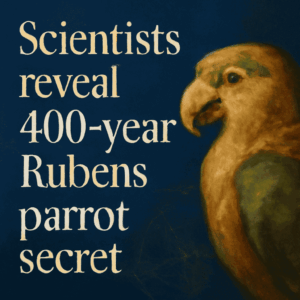 Scientists reveal 400‑year Rubens parrot secret